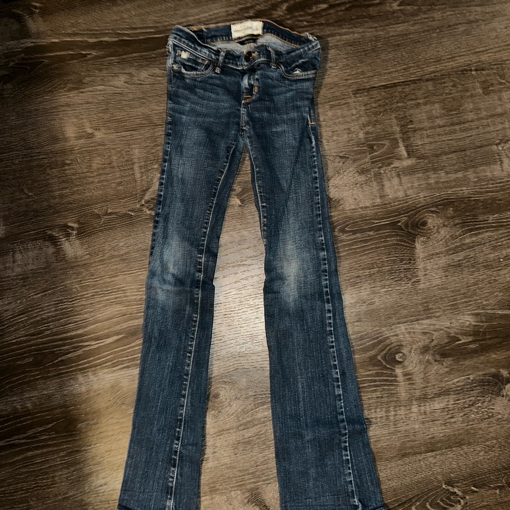 Abercrombie & Fitch Dark Blue Boot Cut Jeans